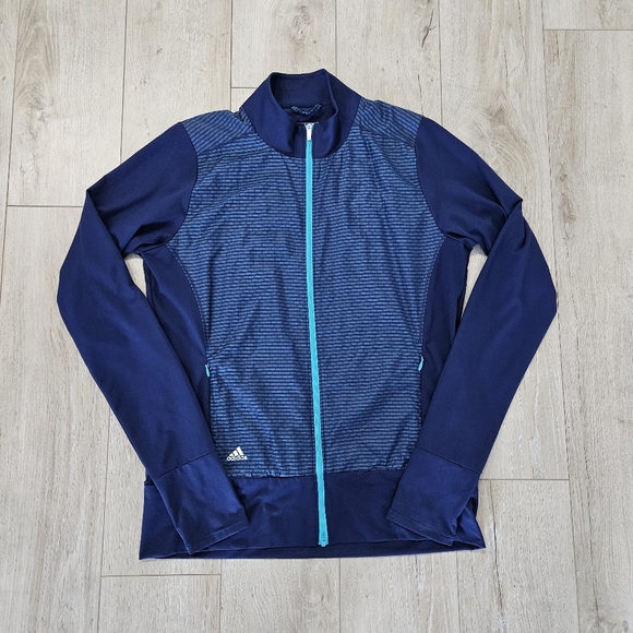 Adidas Lightweight Jacket, Size Small, Blue - Picture 2 of 9